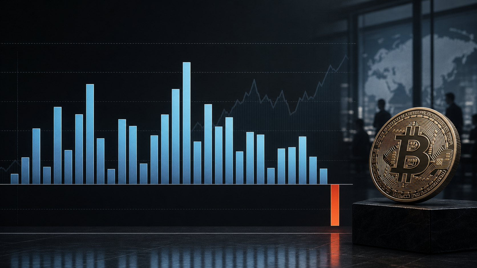 July ETF flows show strong mid-month buying followed by a sharp month-end withdrawal